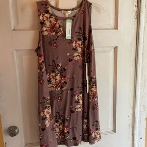 Renata Brushed knit dress light purple